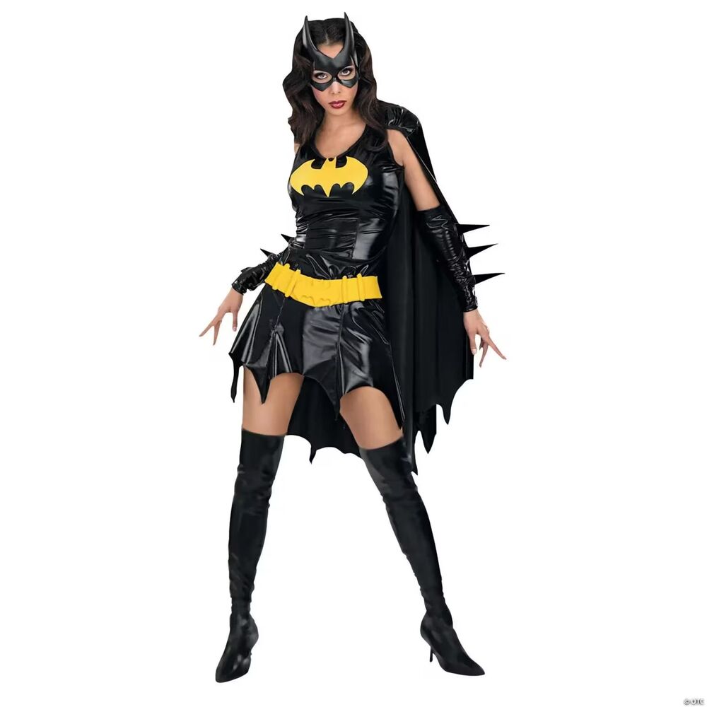 DC Comics Batgirl Costume 7pc Women's Costume Dress Sz Sm 2-6